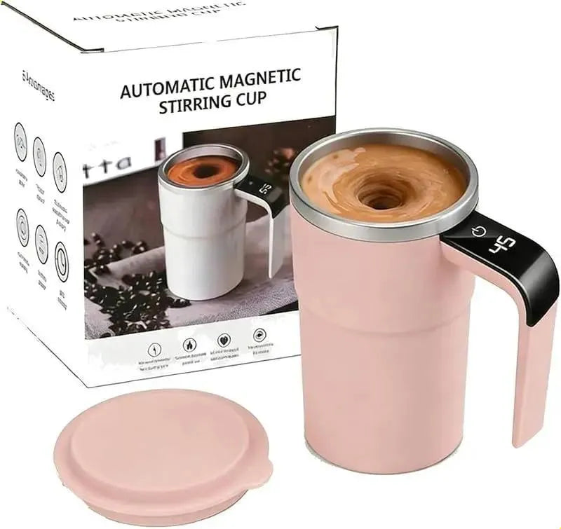 Taza de café inteligente agitadora con medición de temperatura