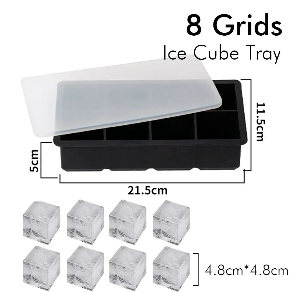 Bandejas de silicona para cubitos y bolitas de hielo para Whisky o Coctel