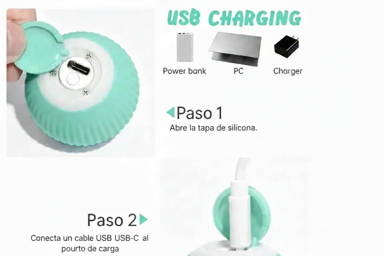 Pelota interactiva para gatos SmartBall de movimiento automático