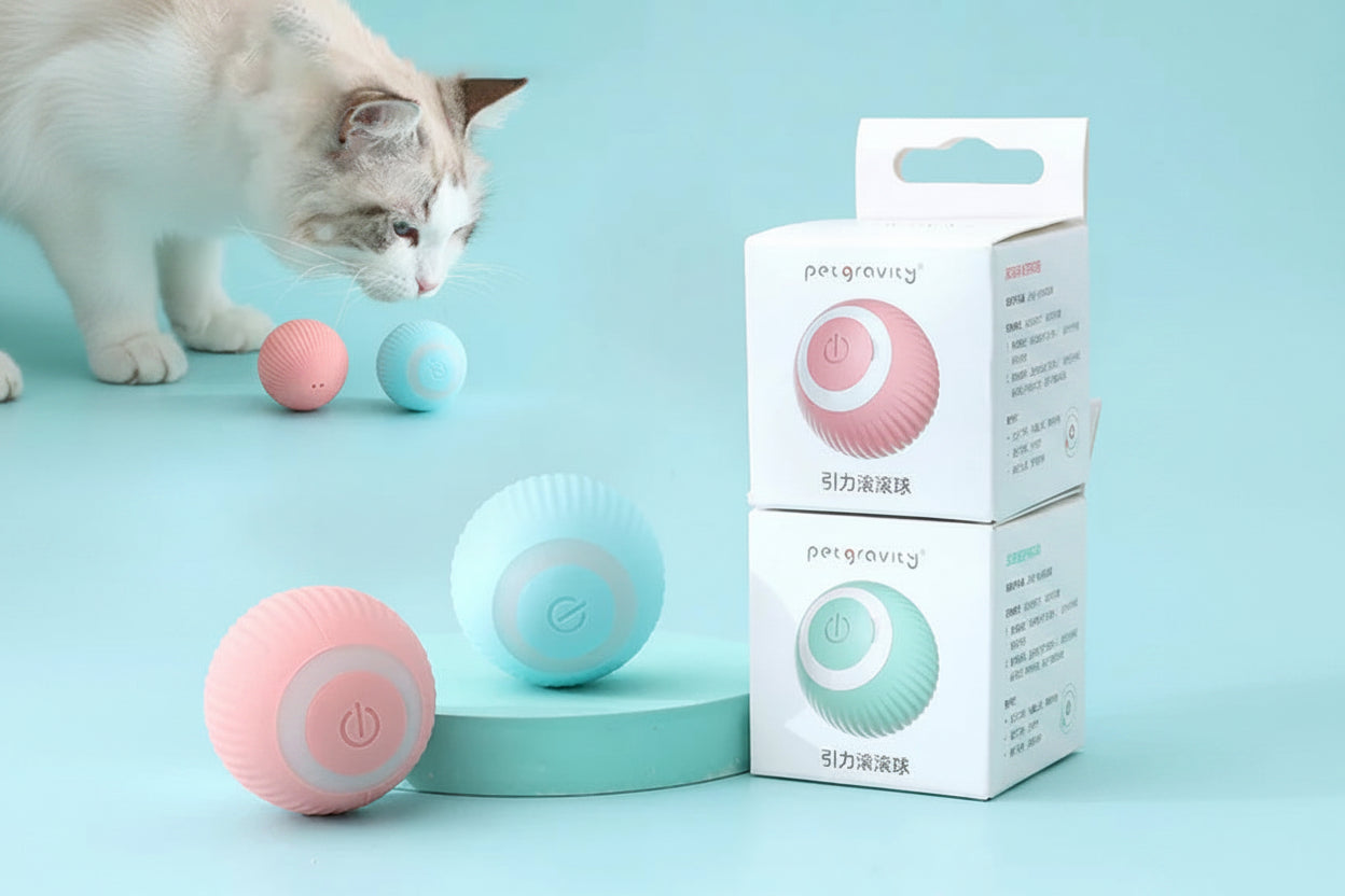 Pelota interactiva para gatos SmartBall de movimiento automático
