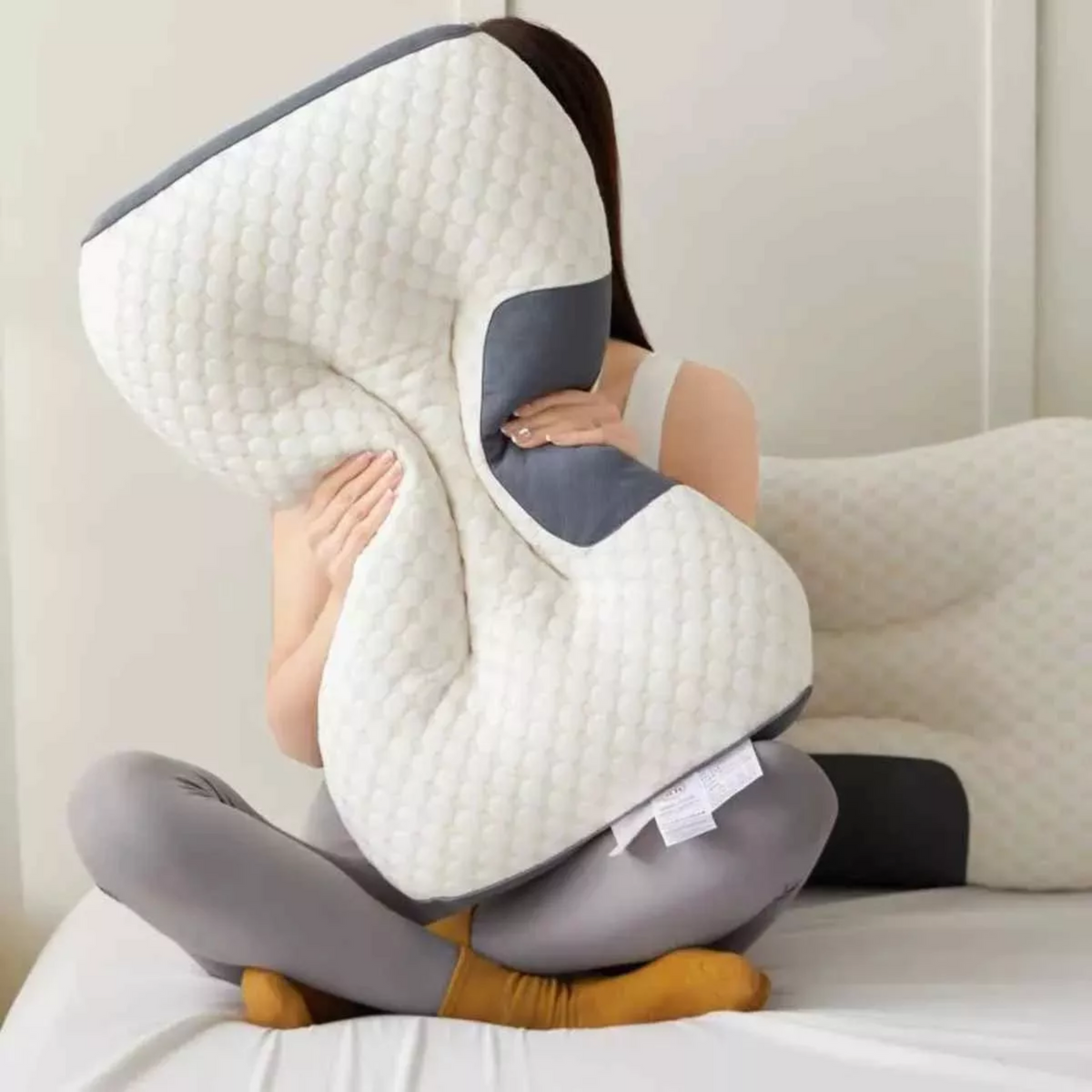 Almohada cervical de espuma viscoelástica con contorno