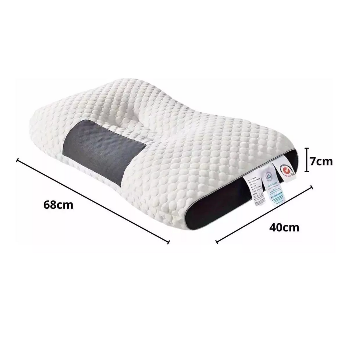 Almohada cervical de espuma viscoelástica con contorno, foto 7