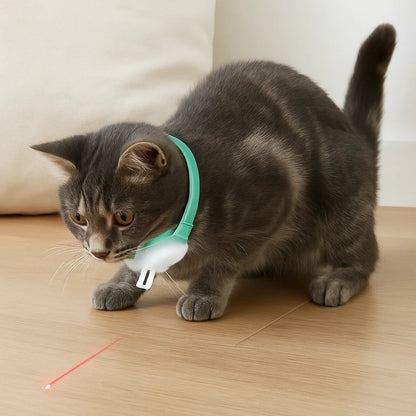 Collar laser interactivo para gatos