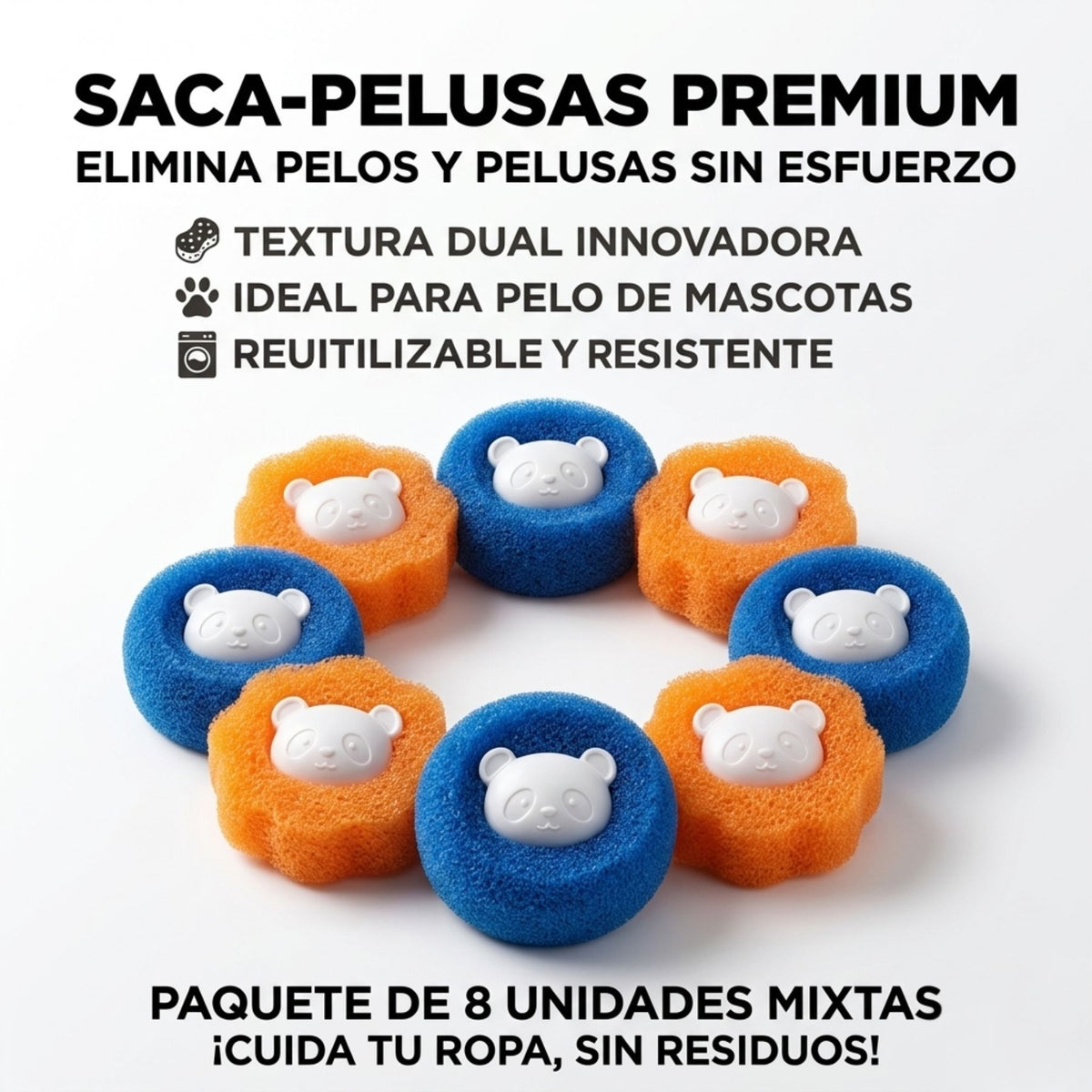 Bolas atrapa pelusas para lavadora, foto 6
