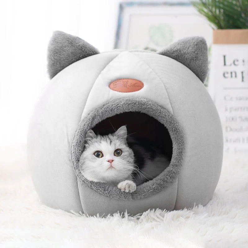 Cama estilo nido para gatos, cachorros y perros pequeños