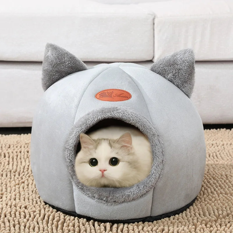 Cama estilo nido para gatos, cachorros y perros pequeños
