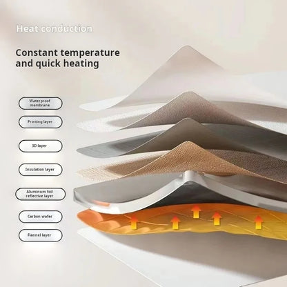Calentador de pies para escritorio con temperatura ajustable