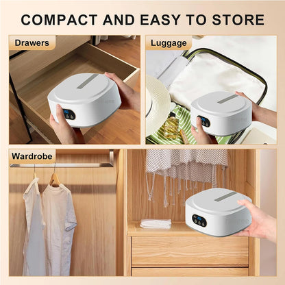 Secador de ropa eléctrico inteligente con control remoto