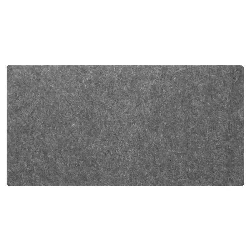 Alfombrilla de mouse y teclado para escritorio de material fieltro de lana