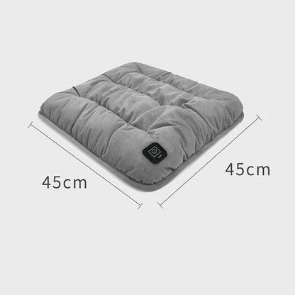 Cojín calefactor eléctrico para silla con temperatura ajustable y carga USB