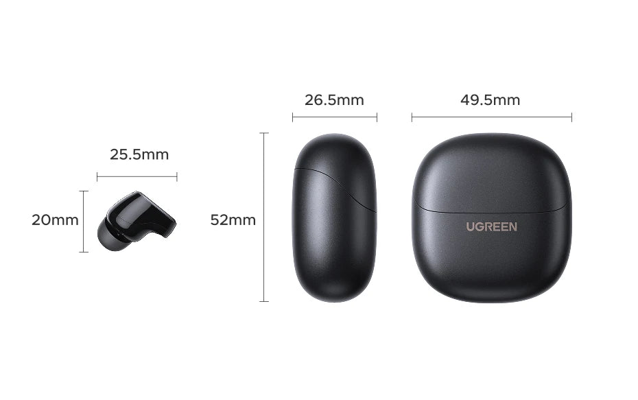 Audífonos marca UGREEN Dots inalámbricos con Bluetooth 6.0