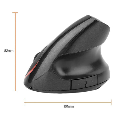 Mouse ergonómico inalámbrico recargable con conexión de 2.4 GHz