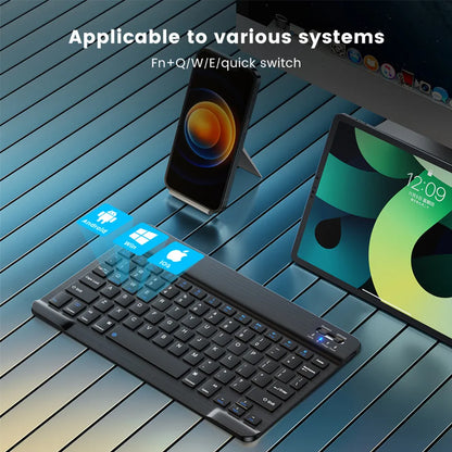 Teclado inalámbrico Bluetooth compatible con iOS, Android y Windows
