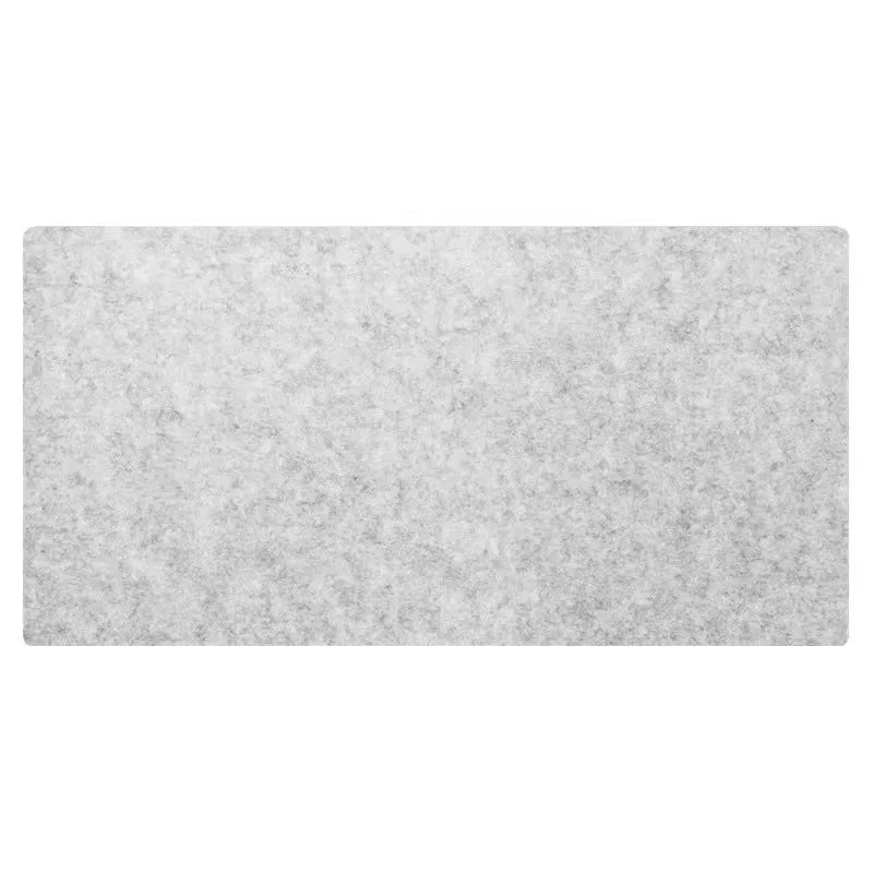 Alfombrilla de mouse y teclado para escritorio de material fieltro de lana