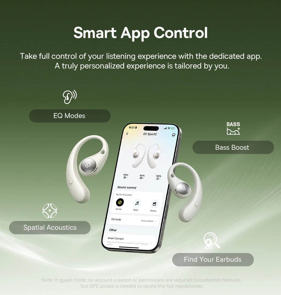 Audífonos inalámbricos Baseus Eli Sport 2 con Bluetooth 6.0