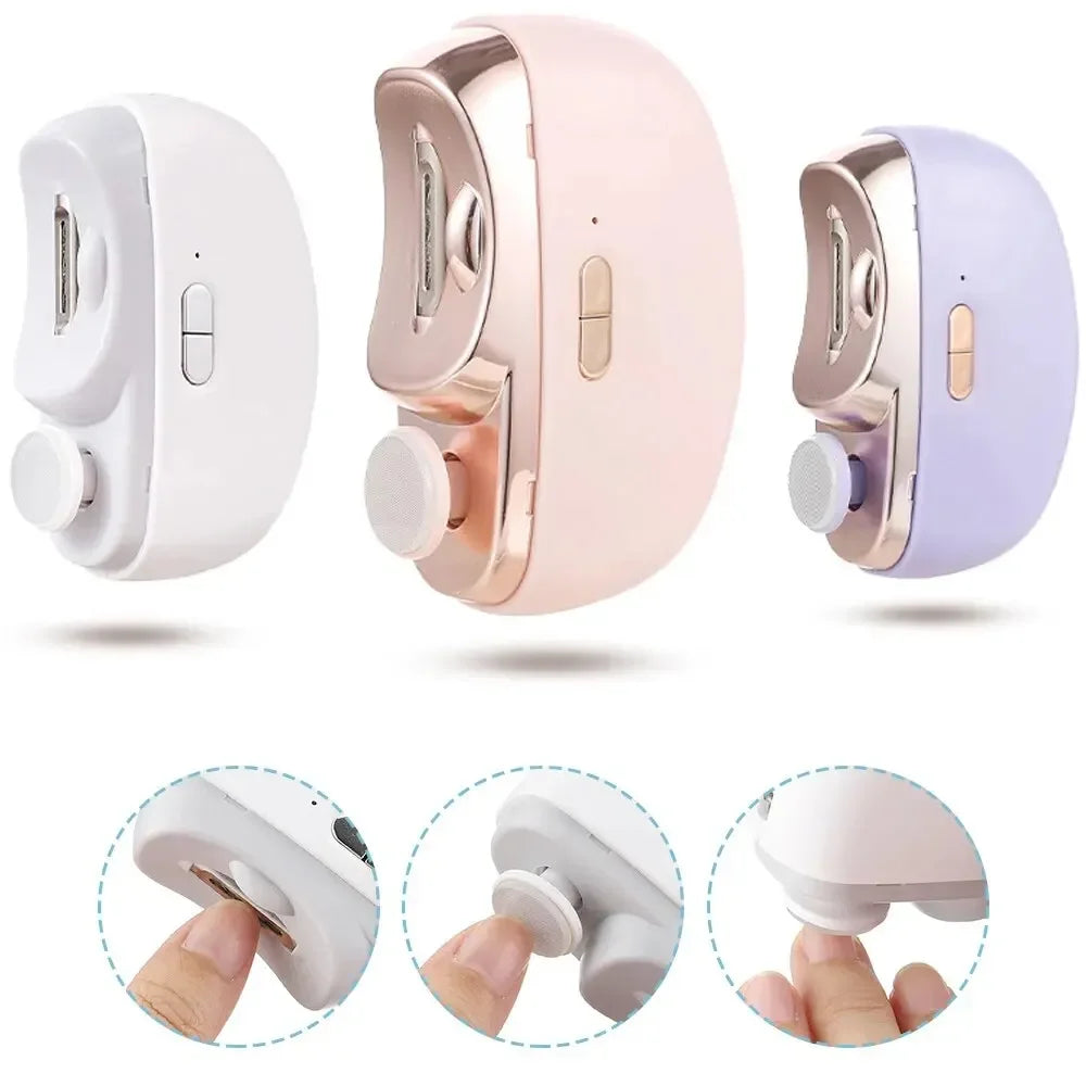 Cortaúñas eléctrico multifunción para uñas: recorta, pule y dale forma a tus uñas
