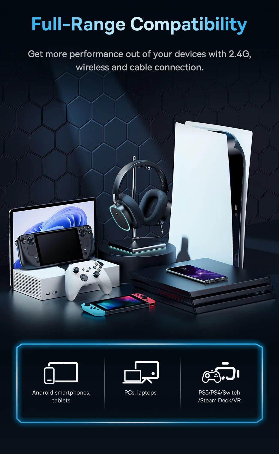 Audífonos inalámbricos Baseus GH02 con micrófono ideal para gamers