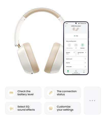 Audífonos inalámbricos UGREEN Max5c con cancelación activa de ruido