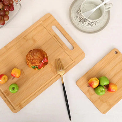 Tabla de cocina para cortar de madera bambú