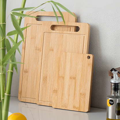 Tabla de cocina para cortar de madera bambú