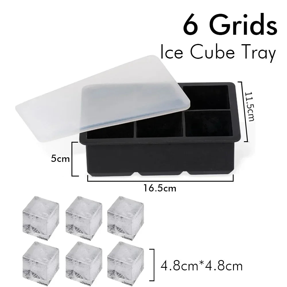 Bandejas de silicona para cubitos y bolitas de hielo para Whisky o Coctel