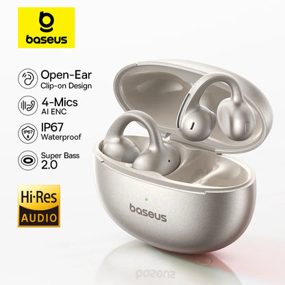 Audífonos inalámbricos Baseus MC1 Pro con Clip para la oreja con Bluetooth 6.0