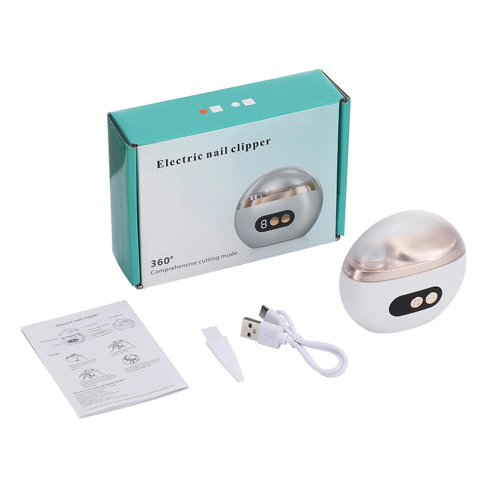 Cortaúñas eléctrico multifunción para uñas: recorta, pule y dale forma a tus uñas