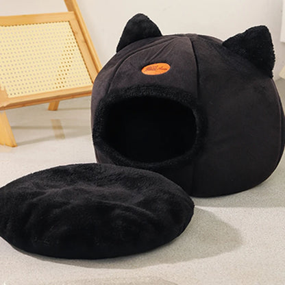 Cama estilo nido para gatos, cachorros y perros pequeños