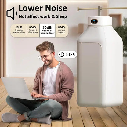 Secador de ropa eléctrico inteligente con control remoto