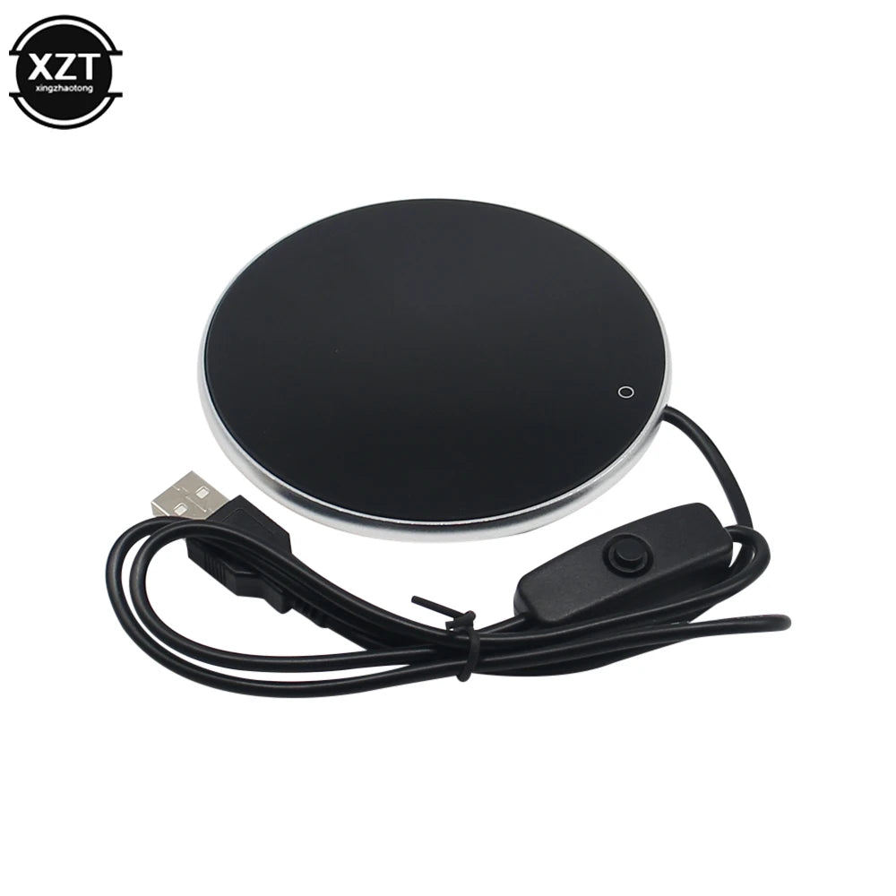 Posavasos calefactor para tazas de café con placa caliente termostática inteligente