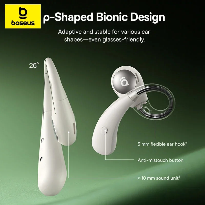 Audífonos inalámbricos Baseus Eli Sport 2 con Bluetooth 6.0