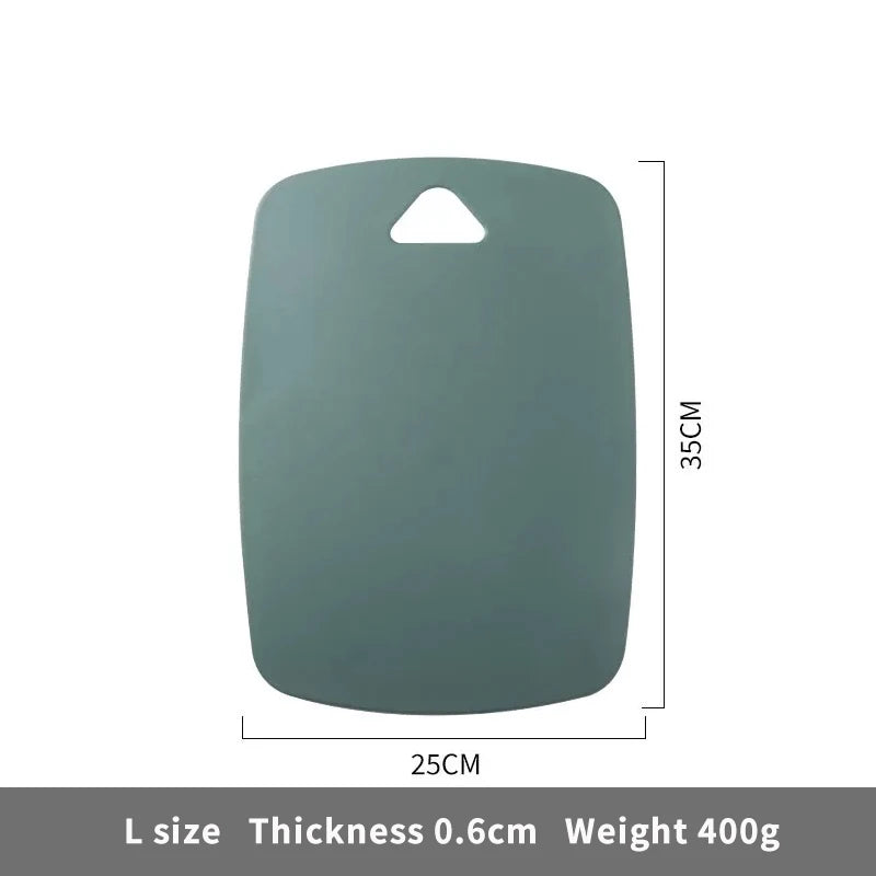 Tabla de cocina de superficie antideslizante reversible para cortar y rebanar