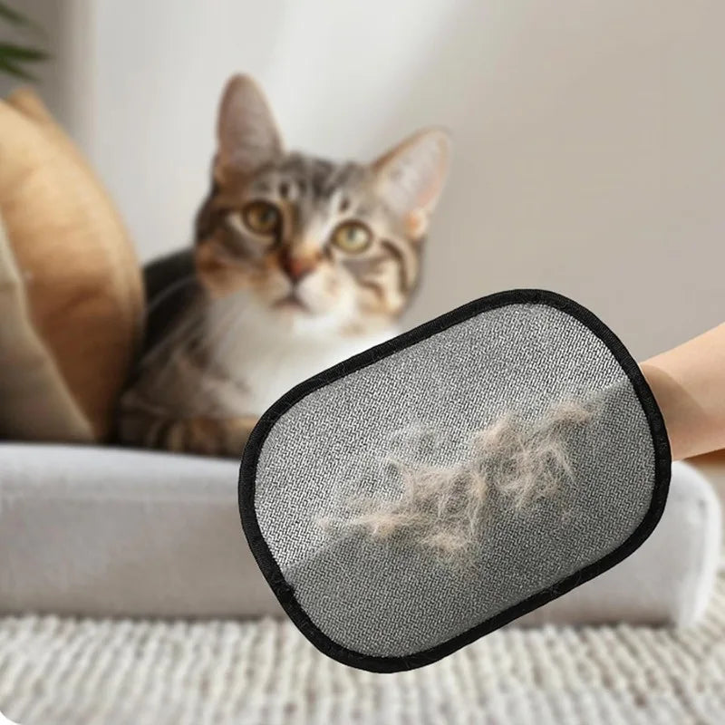 Guante mágico Antipelusas, remueve pelo de gatos y perros