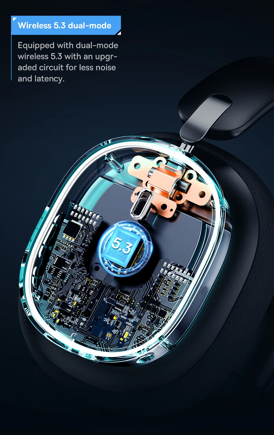 Audífonos inalámbricos Baseus GH02 con micrófono ideal para gamers