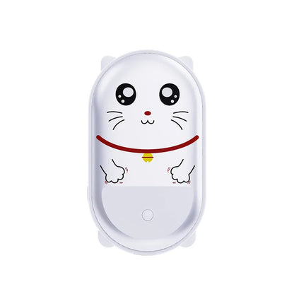 Calentador de manos eléctrico con forma de mascota sin agua con carga USB