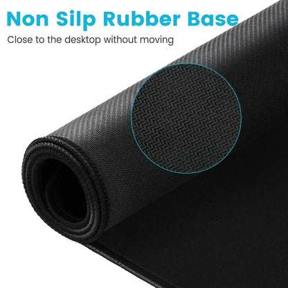 Alfombrilla de escritorio para teclado y Mouse antideslizante y resistente a líquidos