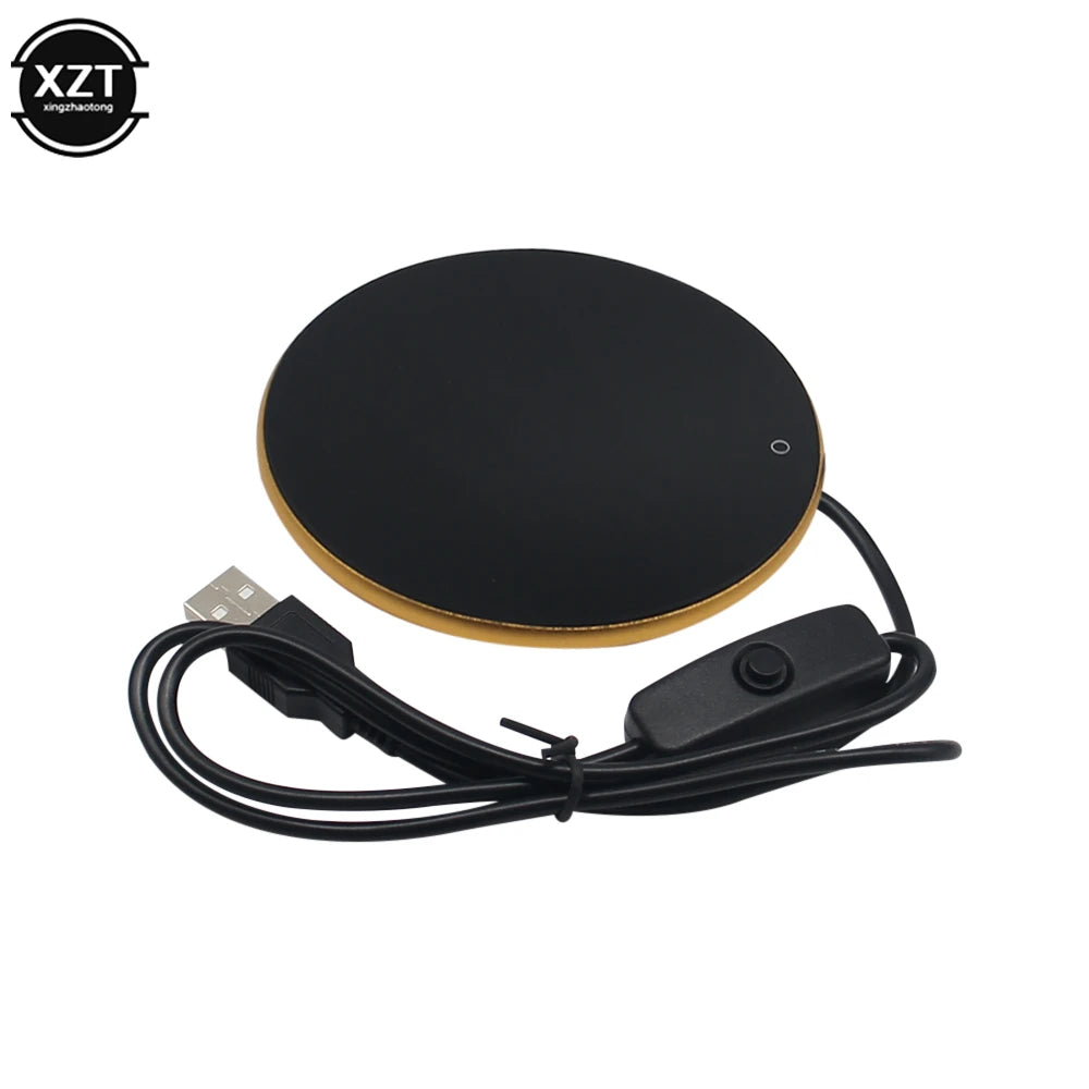 Posavasos calefactor para tazas de café con placa caliente termostática inteligente