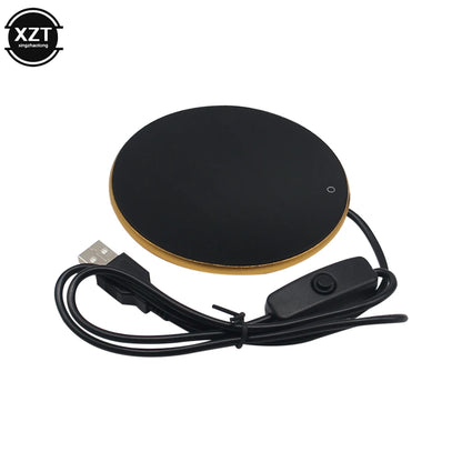 Posavasos calefactor para tazas de café con placa caliente termostática inteligente