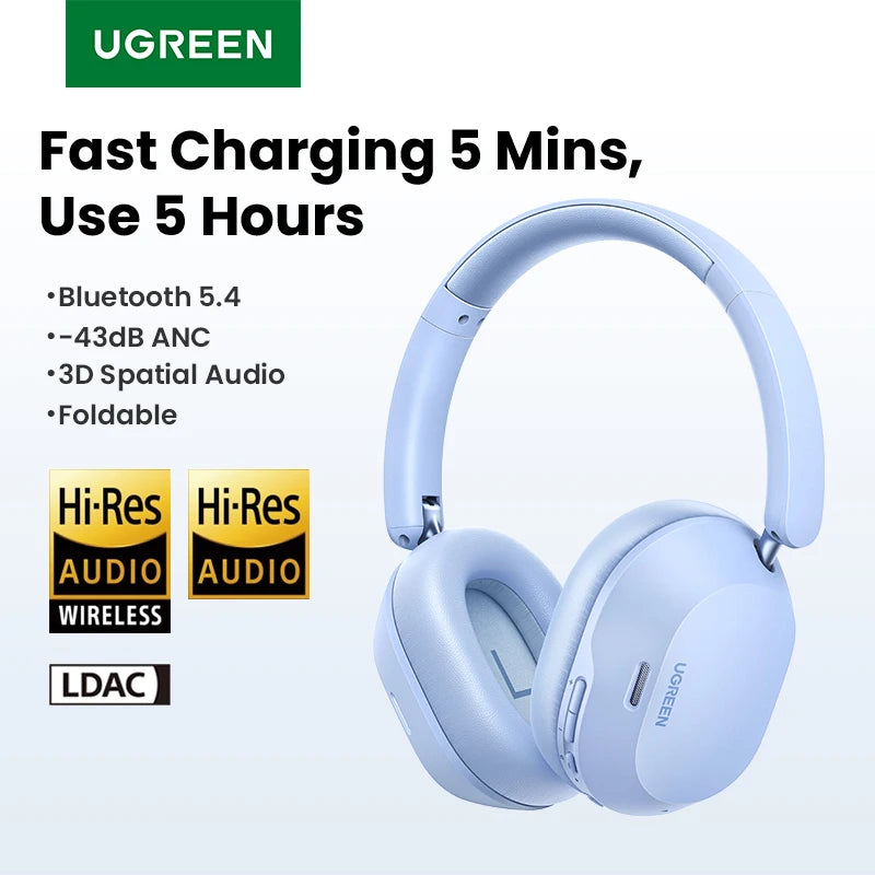 Audífonos inalámbricos UGREEN Max5c con cancelación activa de ruido
