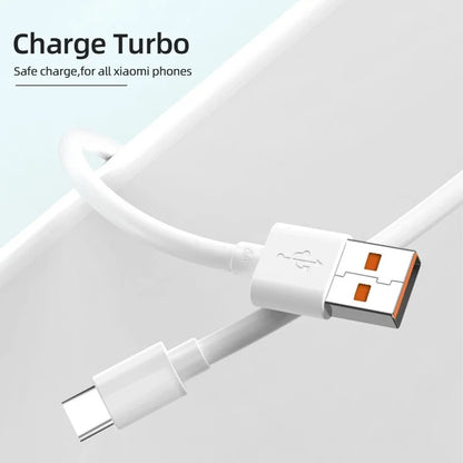Cable 6A de carga rápida 120W para Xiaomi de hasta 2 metros de largo