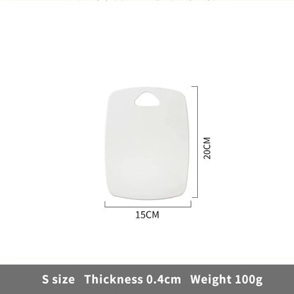 Tabla de cocina de superficie antideslizante reversible para cortar y rebanar