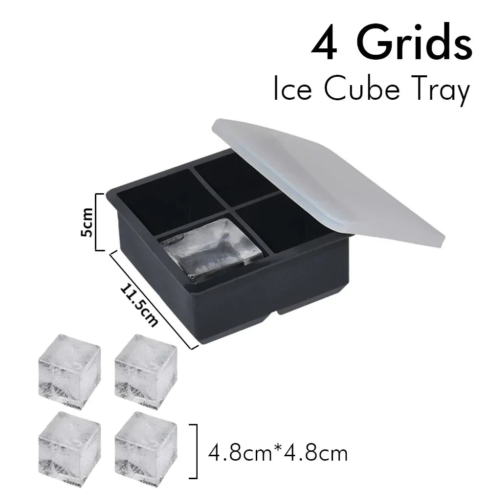 Bandejas de silicona para cubitos y bolitas de hielo para Whisky o Coctel