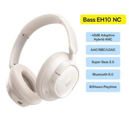 Audífonos inalámbricos marca Baseus con bluetooth 6.0 y cancelación activa de ruido