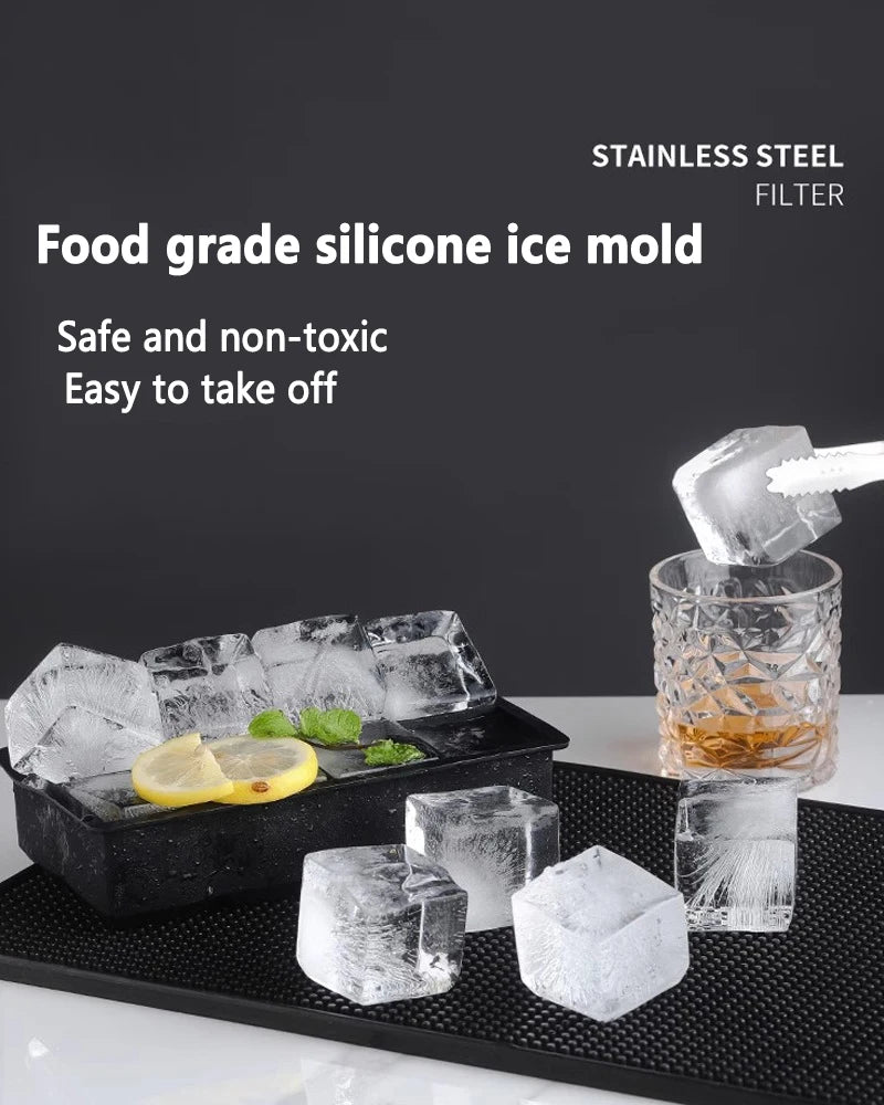 Bandejas de silicona para cubitos y bolitas de hielo para Whisky o Coctel