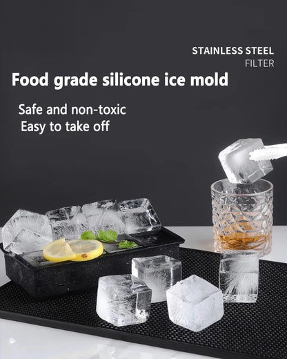 Bandejas de silicona para cubitos y bolitas de hielo para Whisky o Coctel