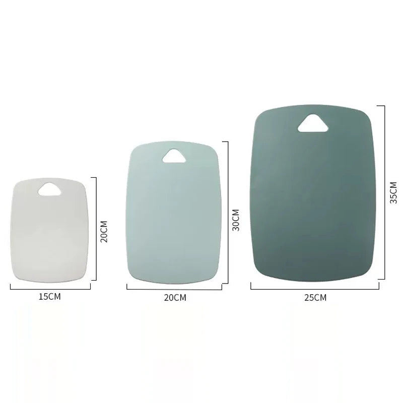 Tabla de cocina de superficie antideslizante reversible para cortar y rebanar