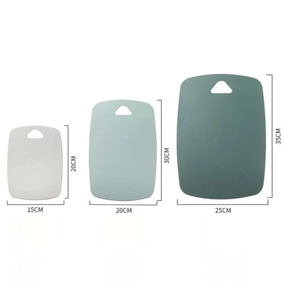 Tabla de cocina de superficie antideslizante reversible para cortar y rebanar