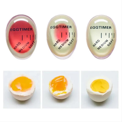Temporizador para huevos hervidos cambia de color