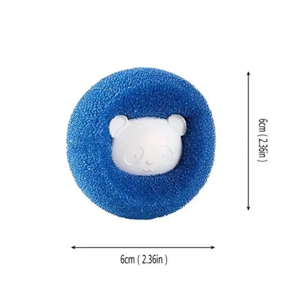 Bolas de lavandería atrapa pelusas, atrapa las pelusas y pelos mientras lavas la ropa