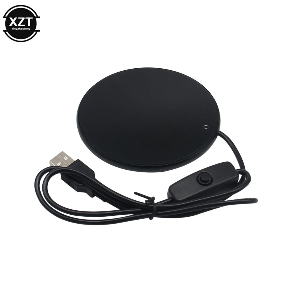 Posavasos calefactor para tazas de café con placa caliente termostática inteligente